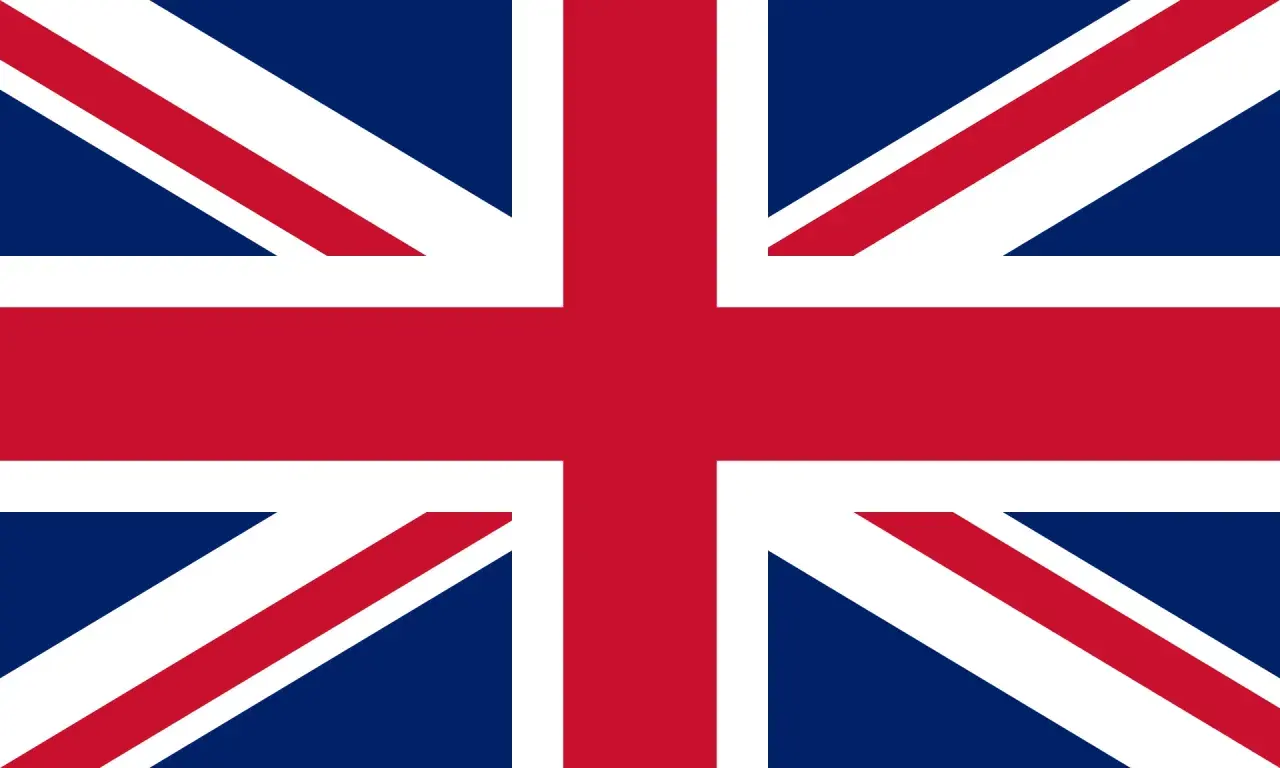 Flaga Wielkiej Brytanii, znana jako Union Jack, symbolizuje zjednoczenie Anglii, Szkocji i Irlandii Północnej.