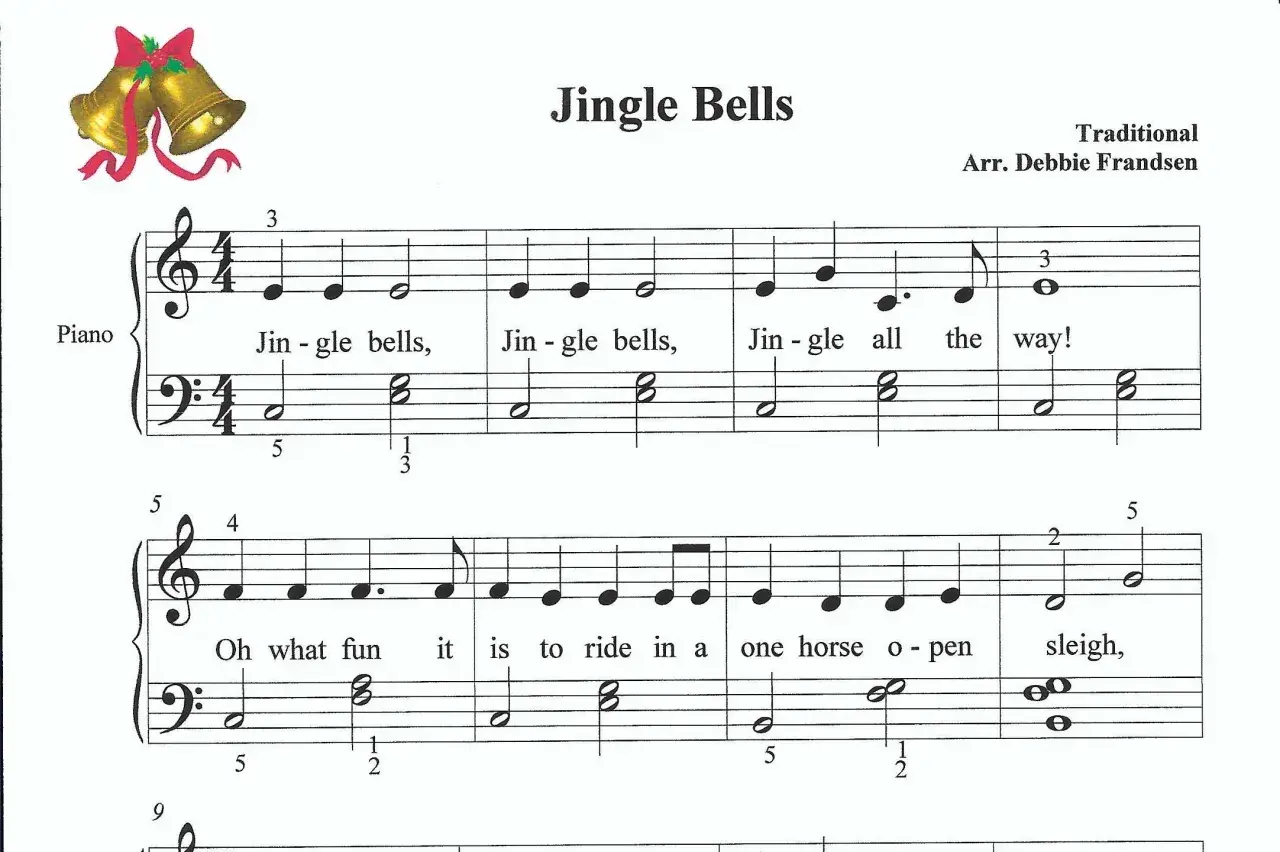 Nuty do "Jingle Bells" z tekstem. Dowiedz się, jak zagrać na harmonijce "Sto lat" i inne melodie.