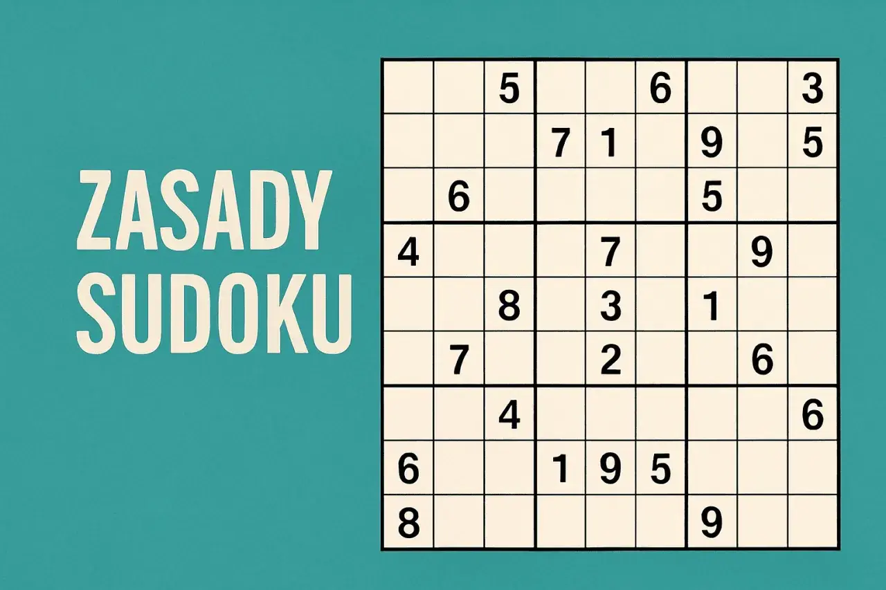Zasady Sudoku: naucz się, jak grać w sudoku, rozwiązując tę planszę z cyframi.