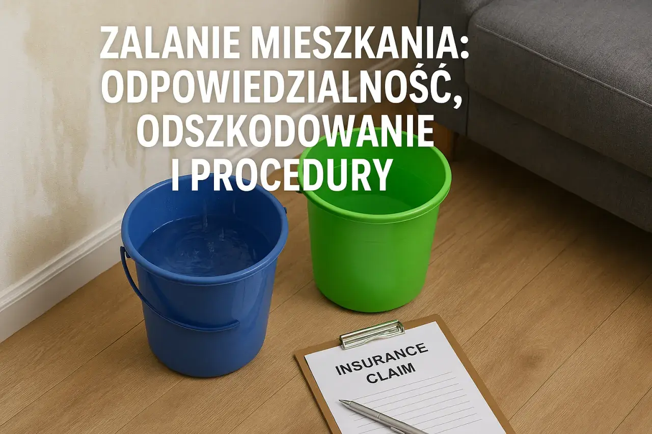 Zalanie mieszkania: Ile masz czasu na zgłoszenie szkody? Ekspert radzi!