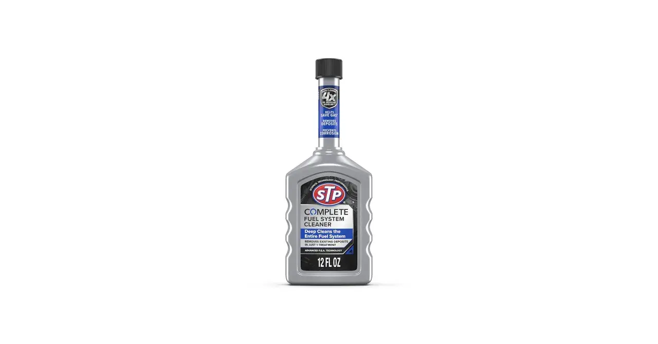 STP Complete Fuel System Cleaner - idealny środek, czym zalać zapieczone wtryski. Usuwa osady i zapobiega korozji.