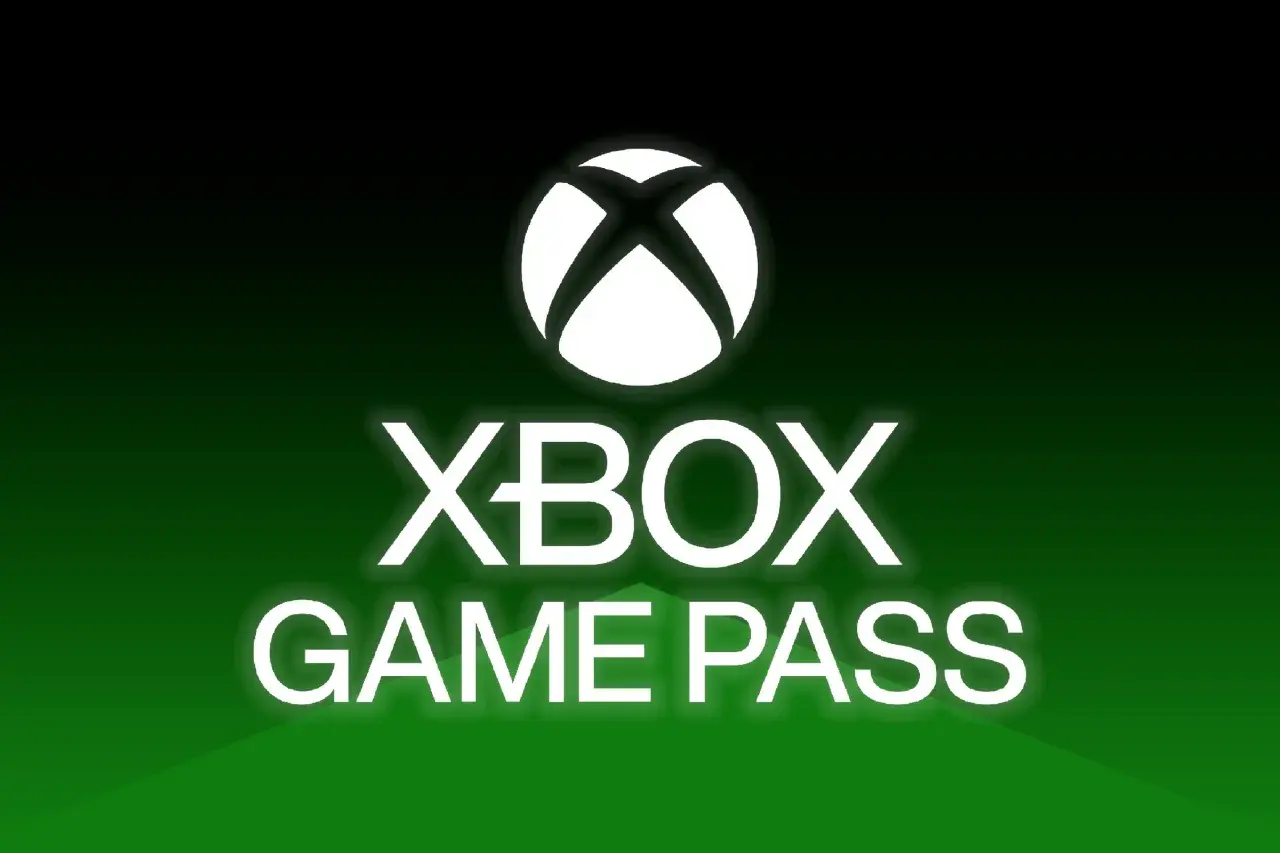 Logo Xbox Game Pass na zielonym tle.