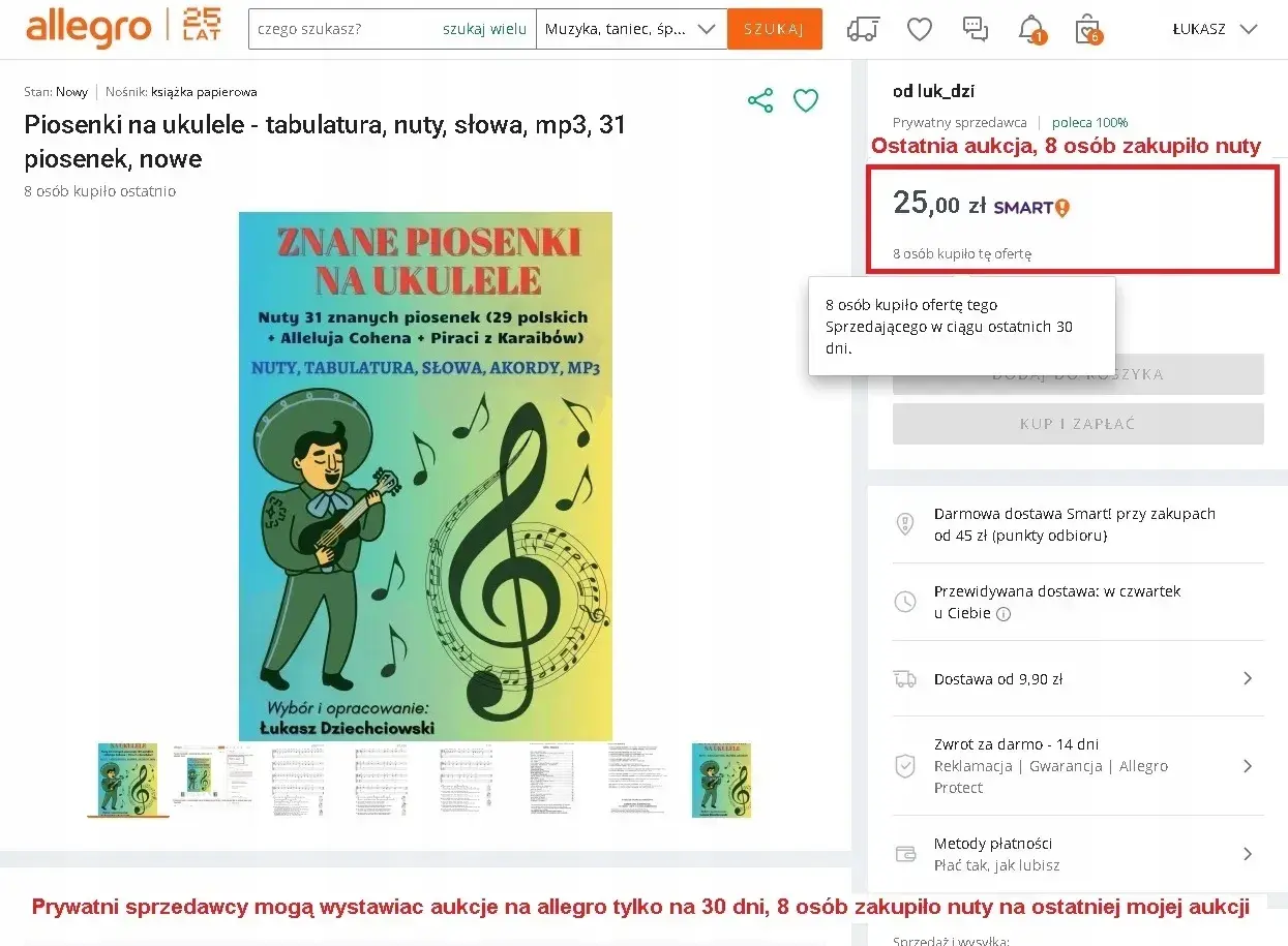 Chwyty na ukulele piosenki: nuty, tabulatury, słowa i akordy do 31 znanych utworów. Idealne dla początkujących i zaawansowanych.