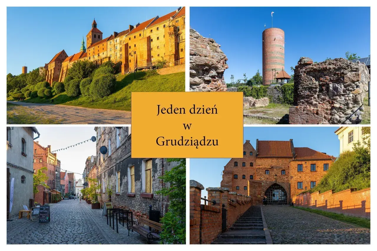 Grudziądz atrakcje: zamek, wieża, urokliwe uliczki i zabytkowa brama. Idealne miejsce na jednodniową wycieczkę.