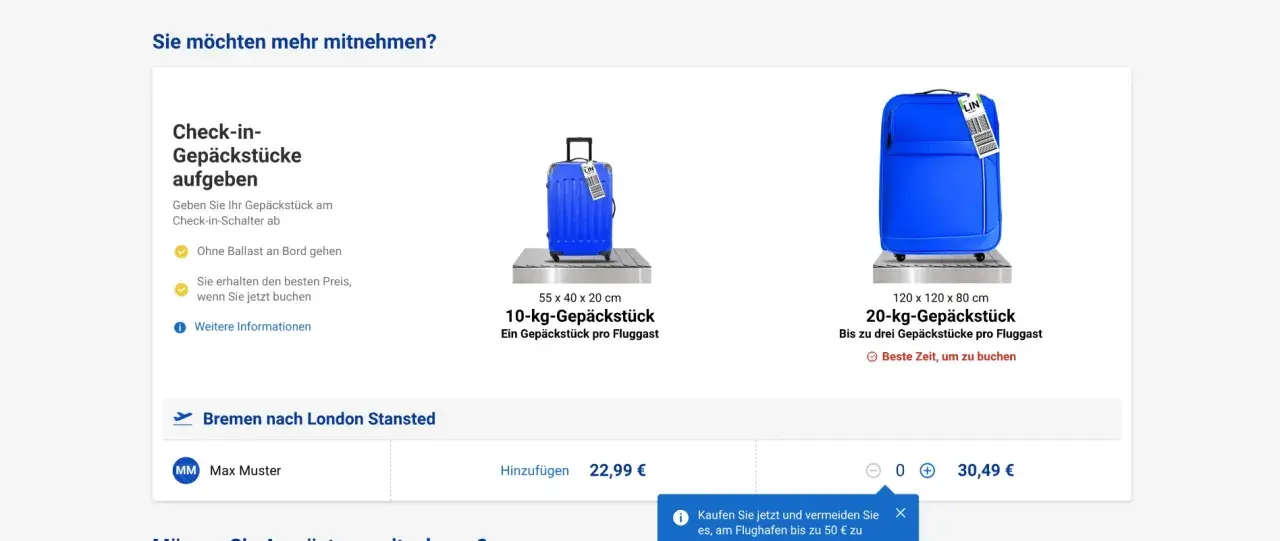 Ryanair bagaż rejestrowany 10 kg wymiary: niebieska walizka 55x40x20 cm, idealna na podróż.