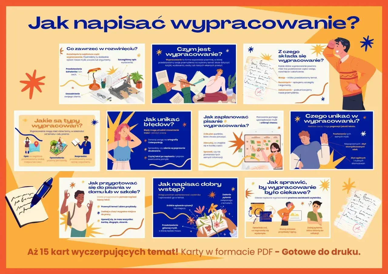 Jak napisać wypracowanie? Poradnik krok po kroku: od planowania po ciekawe zakończenie.