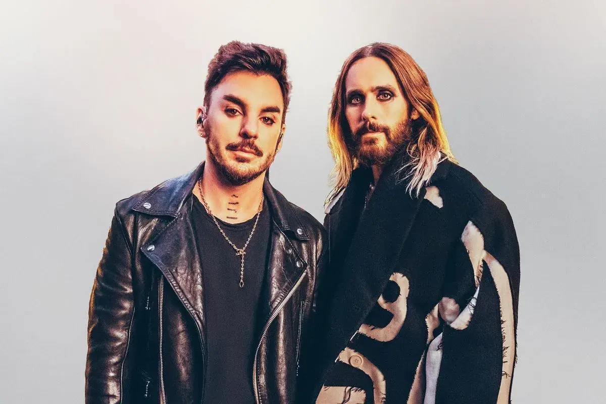 Jared Leto i Shannon Leto z Thirty Seconds to Mars, gotowi do wykonania kolejnych hitowych utworów.