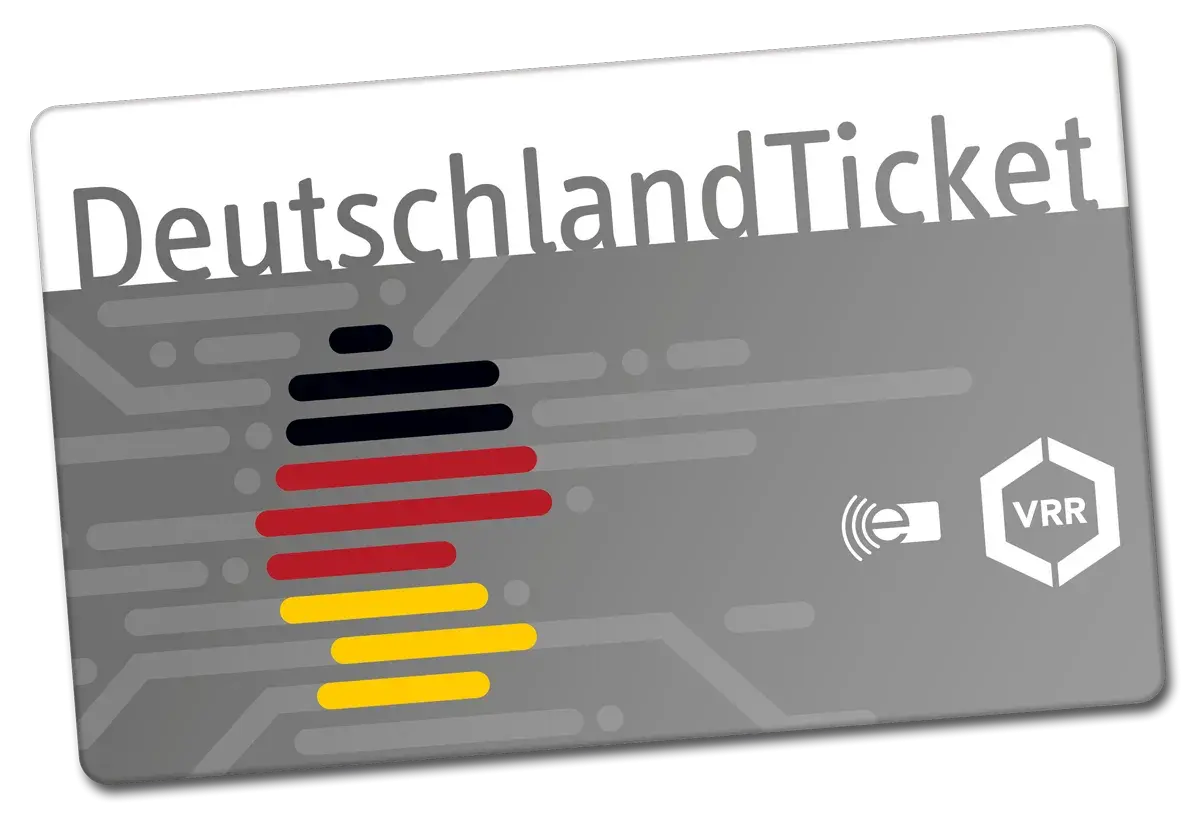 Deutschlandticket als Karte, ideal für alle, die das Deutschlandticket ohne Handy nutzen möchten.