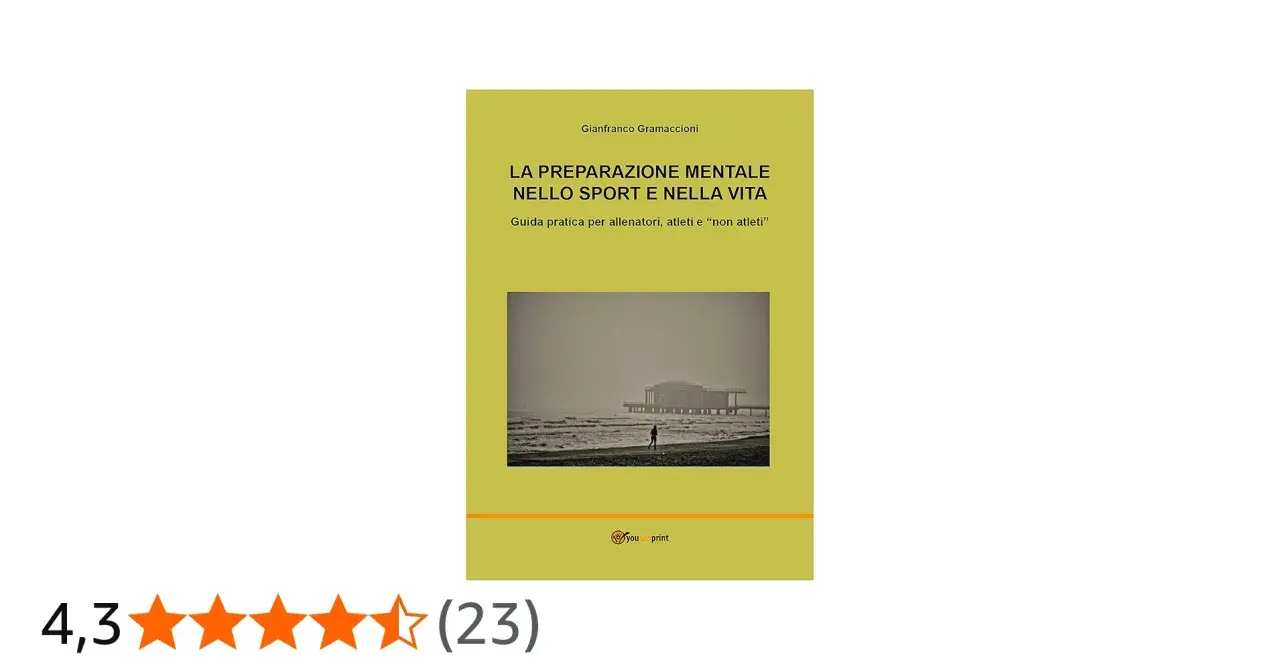 Copertina libro "La preparazione mentale nello sport e nella vita" di Gianfranco Gramaccioni, guida per atleti e non, utile per un mental coach sportivo.