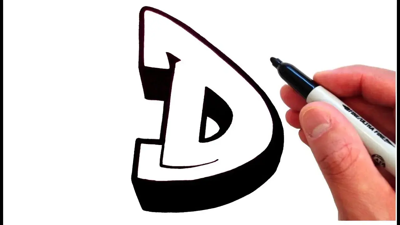 Graffiti 'D' lernen: Anleitungen, Stile & 3D-Effekte