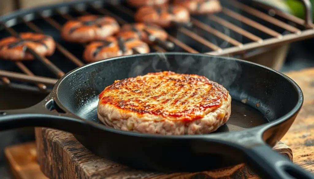 Jak usmażyć burgera na patelni, aby był soczysty i idealny