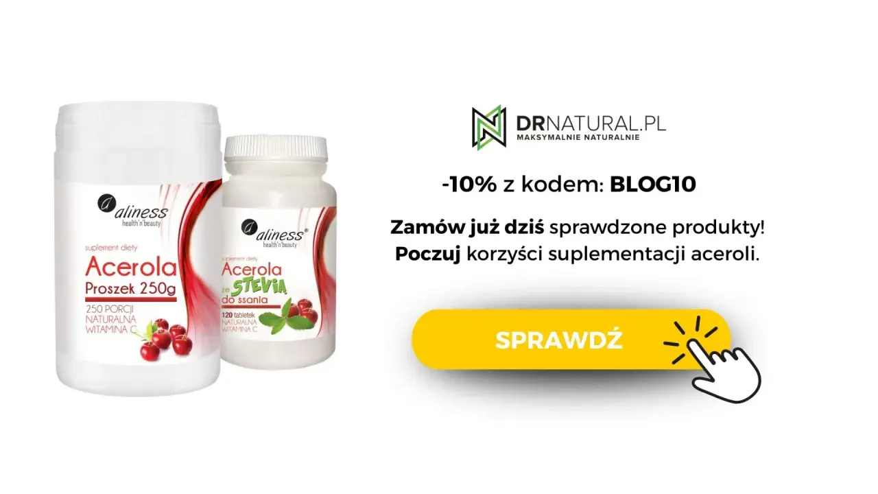 Suplementy diety z aceroli: proszek i tabletki do ssania. Dowiedz się, acerola co to i jakie ma korzyści.
