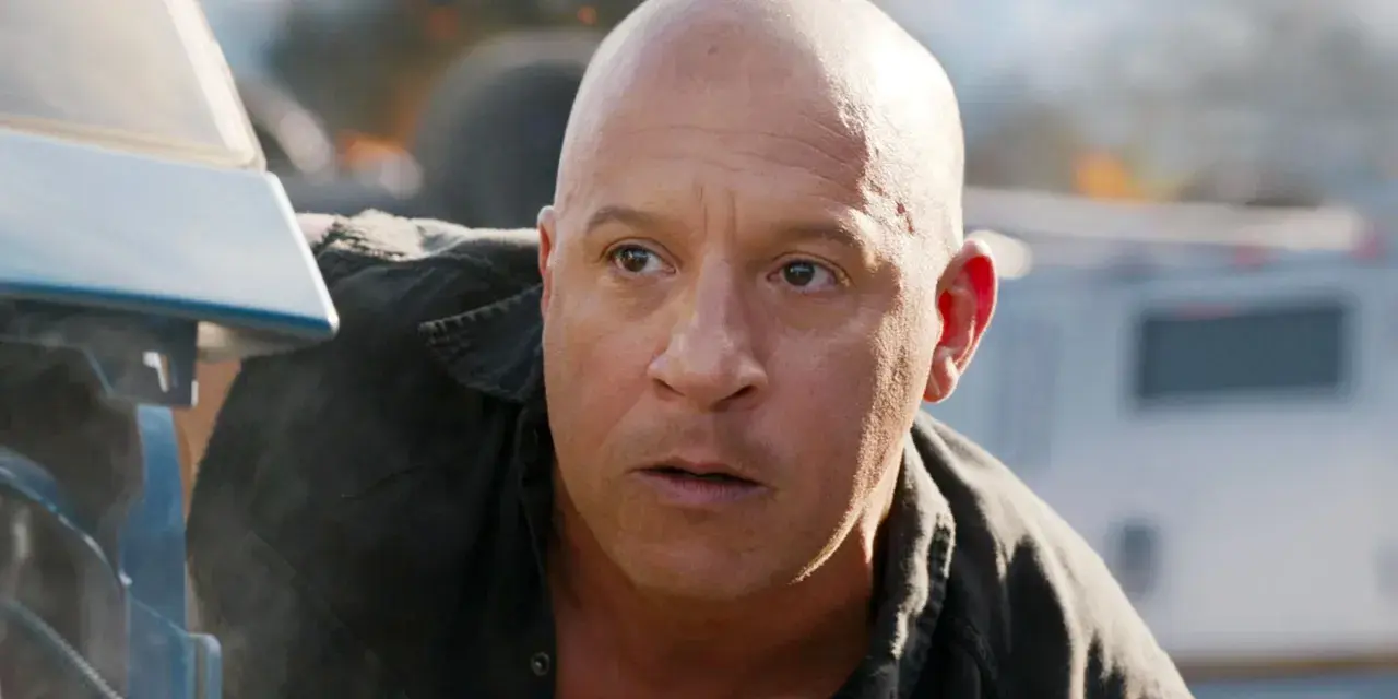 Dominic Toretto ser intensiv ut, redo för mer action i Fast & Furious 11.