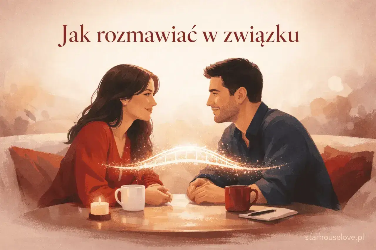 Para rozmawia przy świecy. Nawet introwertyk w związku potrafi budować mosty porozumienia.
