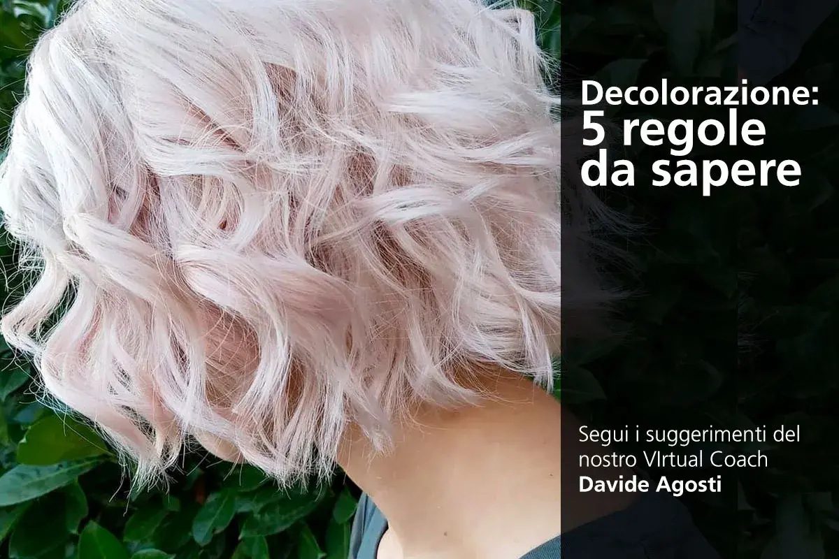 Capelli biondo platino, mossi e luminosi. Impara le 5 regole essenziali per la decolorazione perfetta.