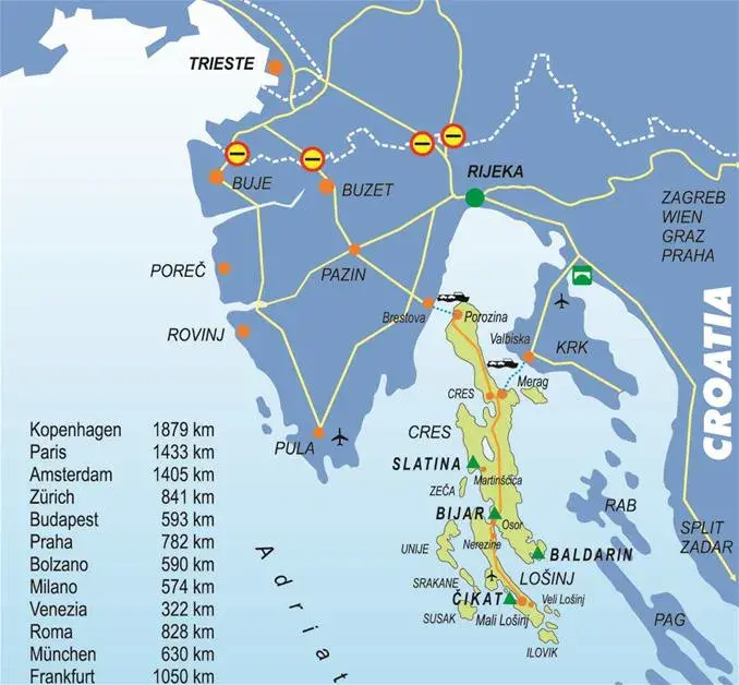 Jak dojechać na wyspę Cres - najlepsze opcje transportu i porady