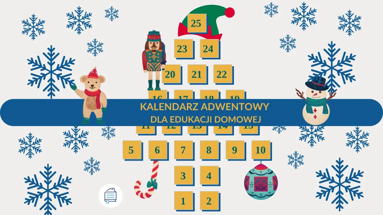 Zadania do kalendarza adwentowego dla dzieci: miś, bałwanek, dziadek do orzechów i śnieżynki czekają na odkrycie!