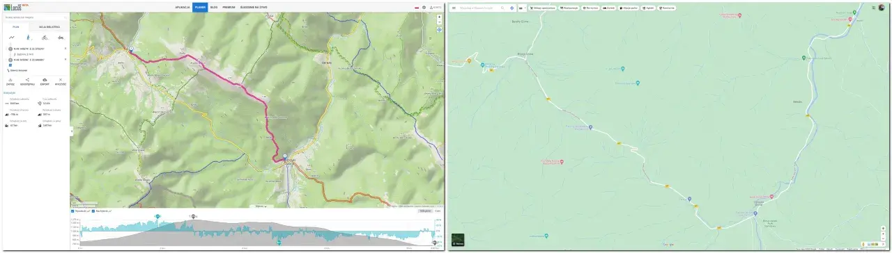 Planowanie trasy w Sudetach: Locus Map i Google Maps pokazują szlaki, wysokości i odległości. Sprawdź, jakie aplikacje mapowe najlepiej działają w sudeckich lasach.