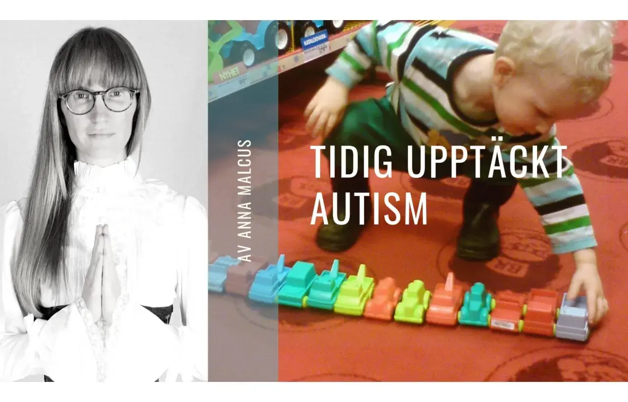Tidig upptäckt av autism hos barn kan ge bättre förutsättningar. Bilden visar en kvinna och ett barn som leker med bilar.