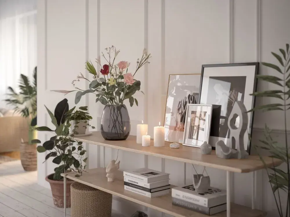 Jak udekorować komodę w salonie: inspiracje i praktyczne porady na każdą porę roku