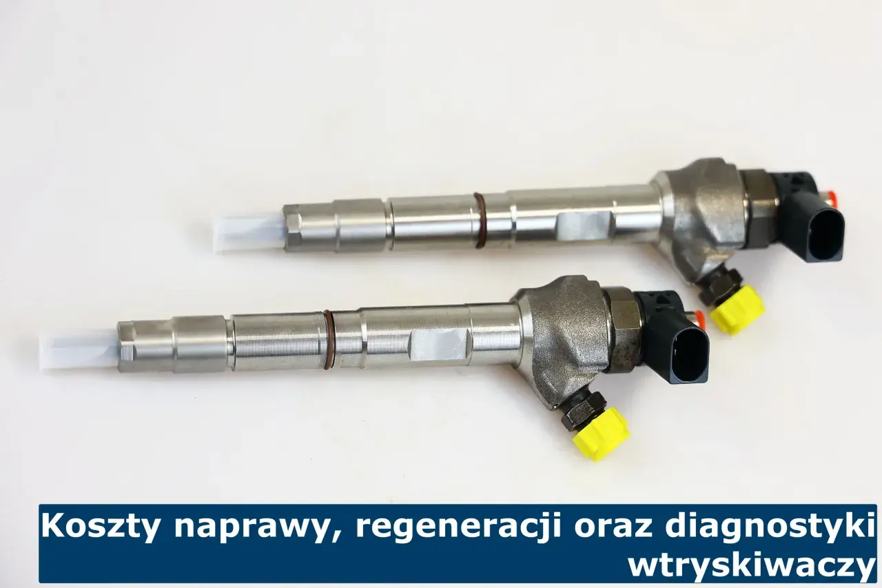 Dwa wtryskiwacze diesla, gotowe do wymiany. Informacje o kosztach naprawy i diagnostyki wtryskiwaczy.