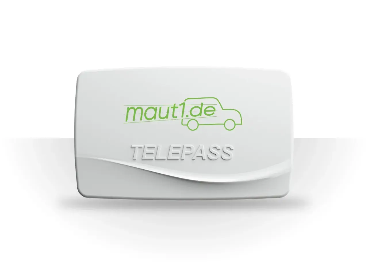 Urządzenie Telepass z logo maut1.de ułatwia podróżowanie po hiszpańskich autostradach.