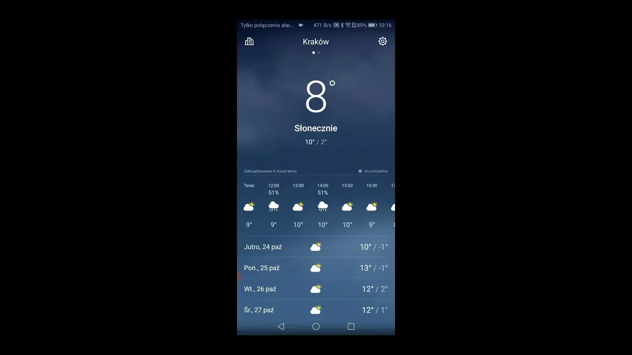 Jak zaktualizować pogodę w telefonie Huawei, aby zawsze być na bieżąco