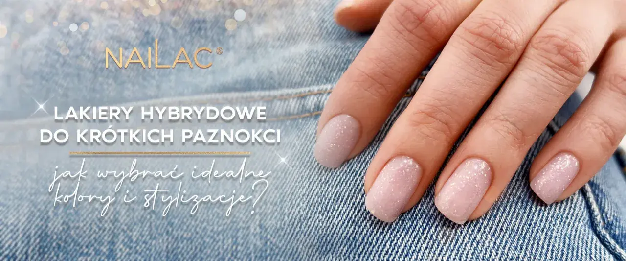 Delikatne, perłowe lakiery hybrydowe na krótkich paznokciach. Idealny kolor na każdą okazję.