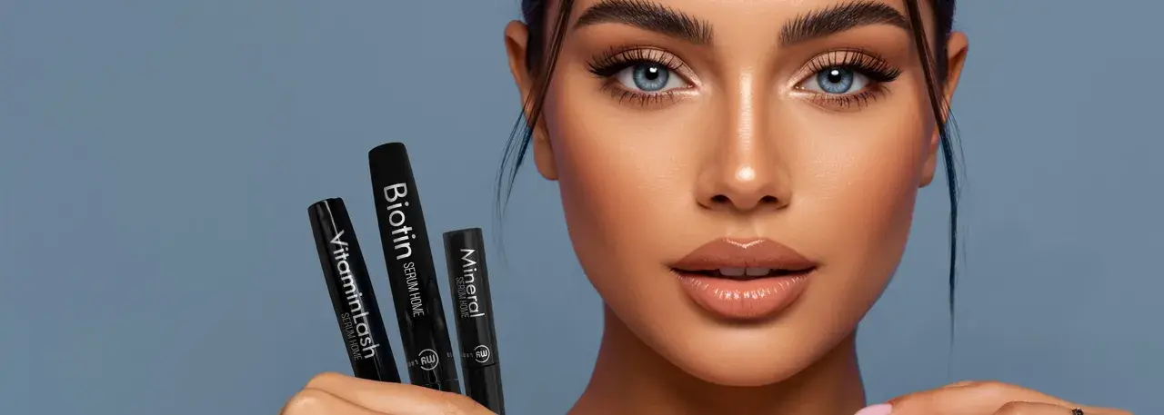 Scopri il segreto per ciglia da sogno con questo trucco per ciglia: sieri Vitamin Lash, Biotin e Mineral per uno sguardo magnetico.