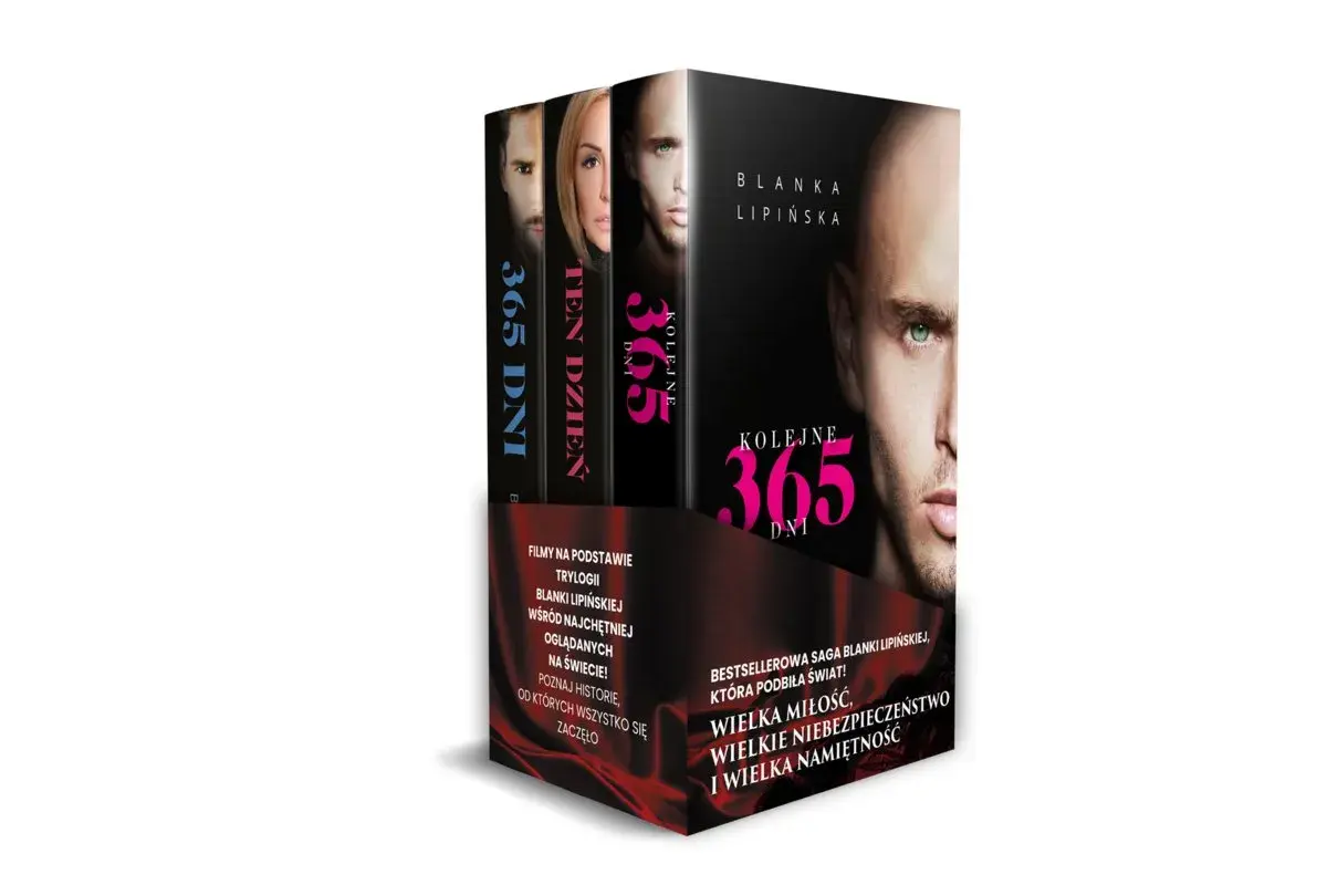 Kolejne 365 dni i inne części bestsellerowej sagi Blanka Lipińskiej. Miłość, namiętność i niebezpieczeństwo.