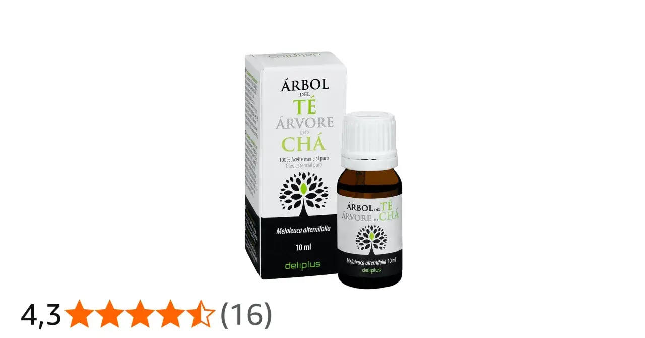 Aceite de árbol de té Deliplus de Mercadona, 10 ml. Un aceite esencial puro para tus cuidados.