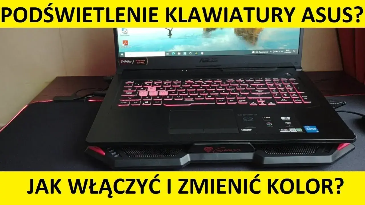 Jak włączyć podświetlenie klawiatury w laptopie Asus w prosty sposób