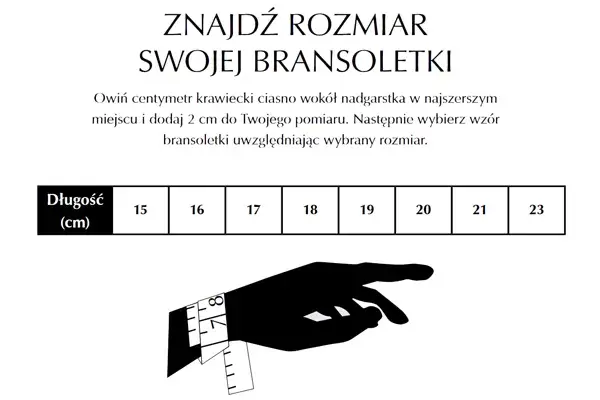 Jaki rozmiar bransoletki Pandora wybrać, aby uniknąć pomyłek?