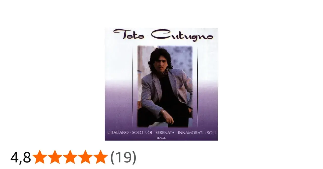 Okładka albumu Toto Cutugno, z piosenką "L'Italiano".