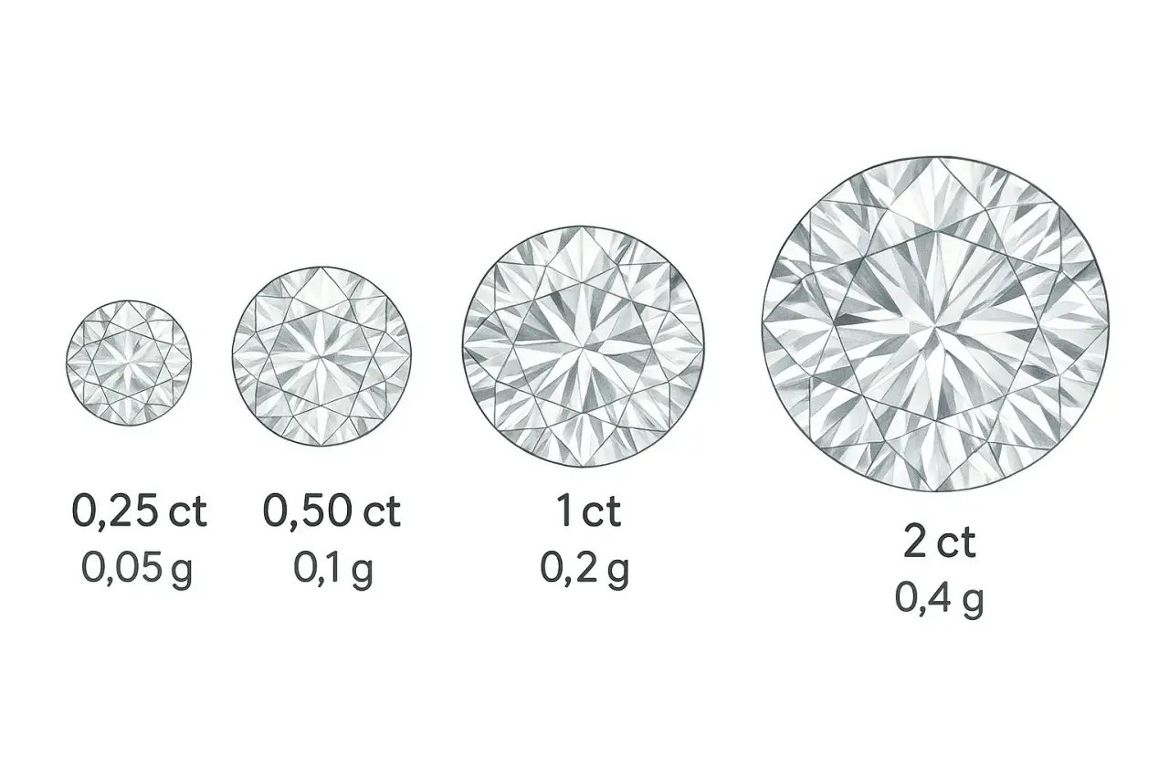 1 karat diamentu to 0.2g. Ale czy wiesz, ile jest naprawdę wart?