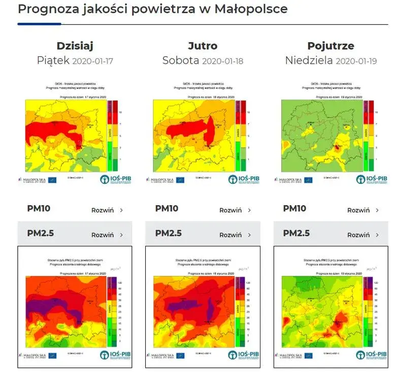 Kraków: Smog dzisiaj? Sprawdź jakość powietrza i co robić!