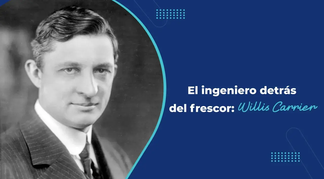 El ingeniero detrás del frescor: Willis Carrier, quien inventó el aire acondicionado, revolucionando el confort.