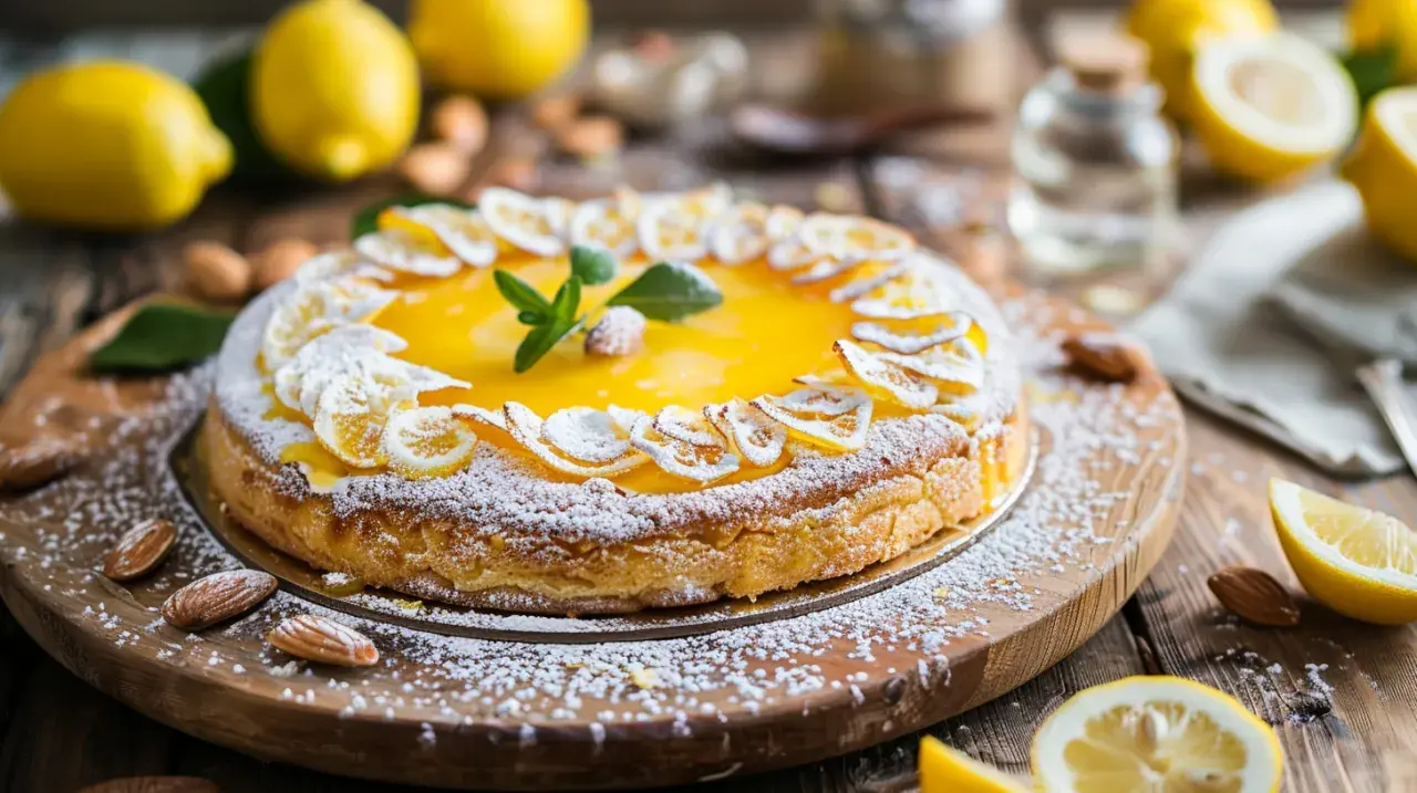 Mazurek lemon curd - Przepis na tradycyjny mazurek z lemon curd