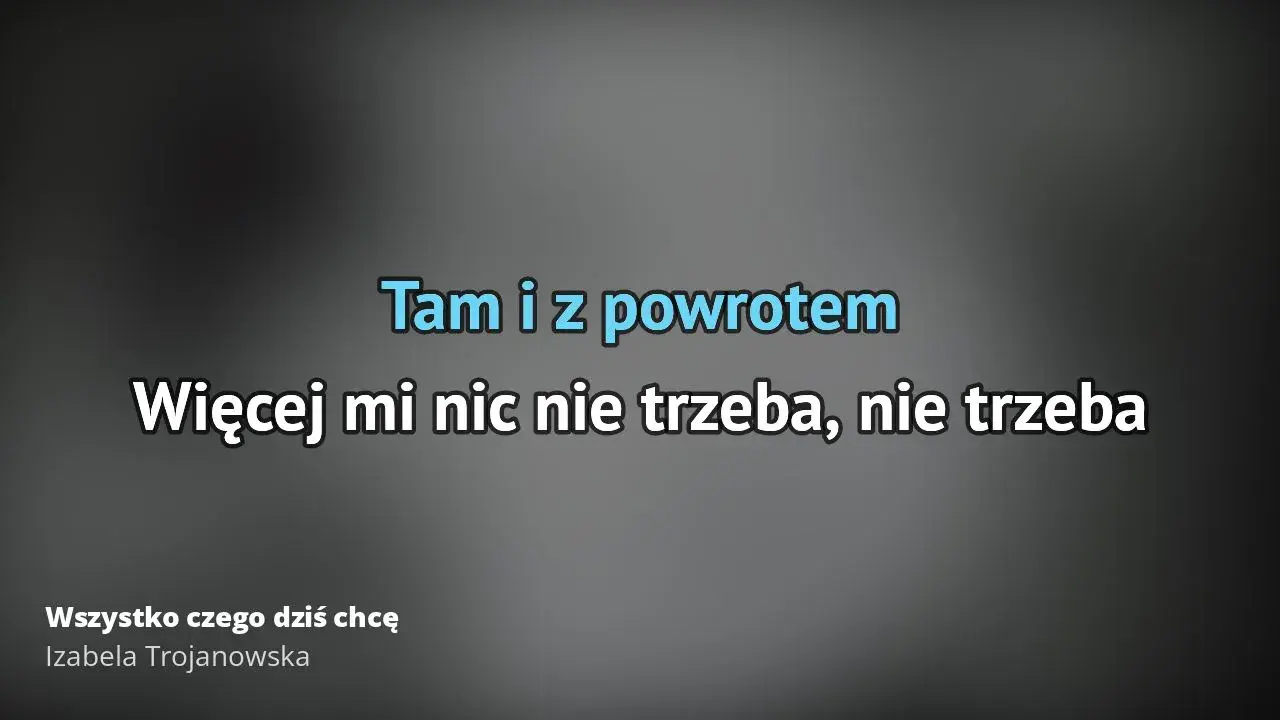 Tekst piosenki wszystko czego dziś chcę - emocje i znaczenie utworu
