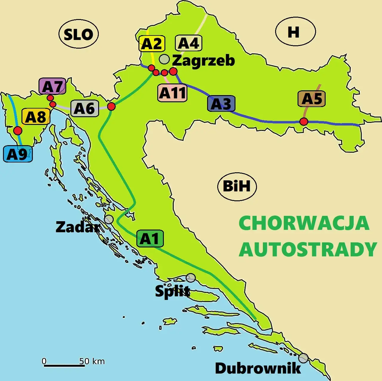 Trasa Do Chorwacji 2024 Kt ra Najlepsza Koszty Czas Winiety