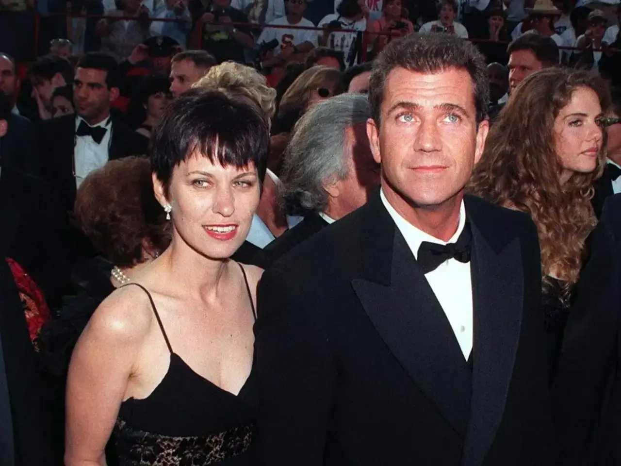 Mel Gibson i jego żona Robyn, która wygrała sprawę w sądzie o podział majątku po głośnym rozwodzie, na gali.
