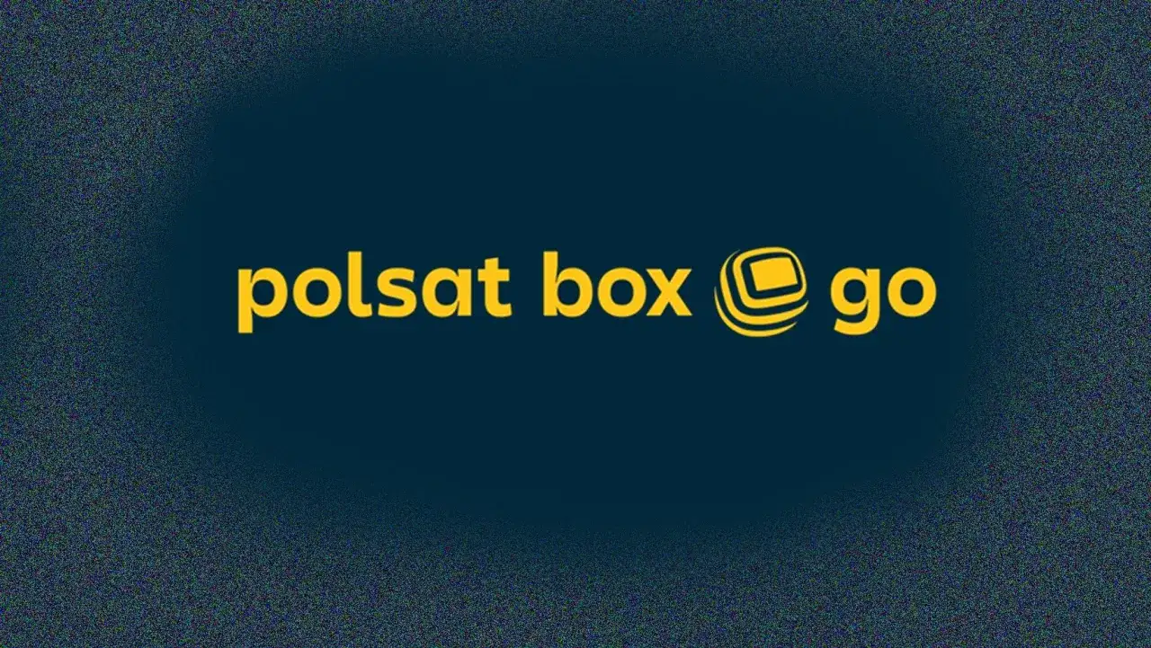Logo Polsat Box Go. Dowiedz się, jak zainstalować Polsat Go na telewizorze LG, aby cieszyć się ulubionymi programami.