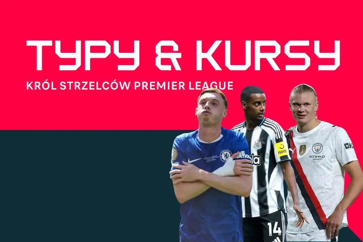 Trzech kandydatów na króla strzelców Premier League: zawodnik Chelsea, Newcastle i Manchesteru City.
