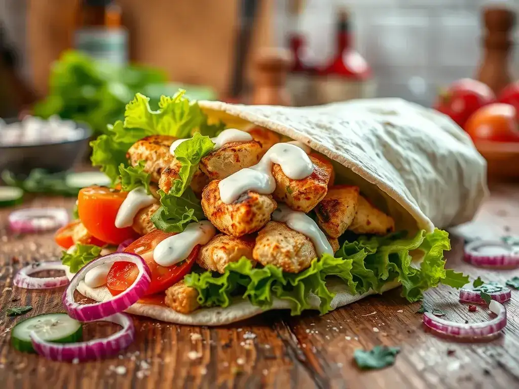 Ile kalorii ma kebab z kurczakiem? Sprawdź, co wpływa na kaloryczność