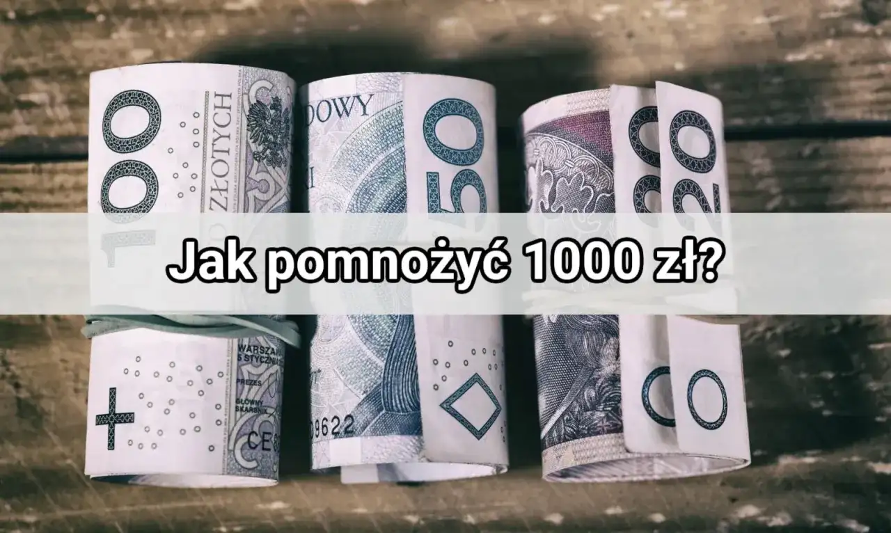 Zrolowane banknoty 100 zł i 50 zł. Jak zacząć inwestowanie krótkoterminowe z 1000 zł?