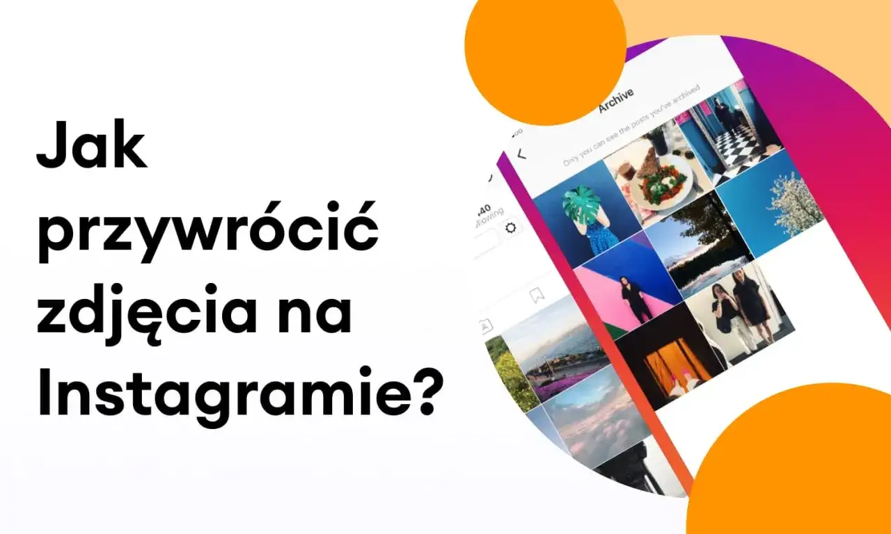 Jak przywrócić zdjęcia na Instagramie? Widok archiwum z postami.
