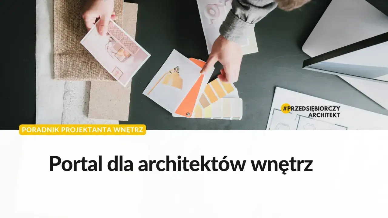 Ręce projektanta wnętrz wybierają inspiracje i próbki kolorów. PKD projektowanie wnętrz to portal dla architektów.