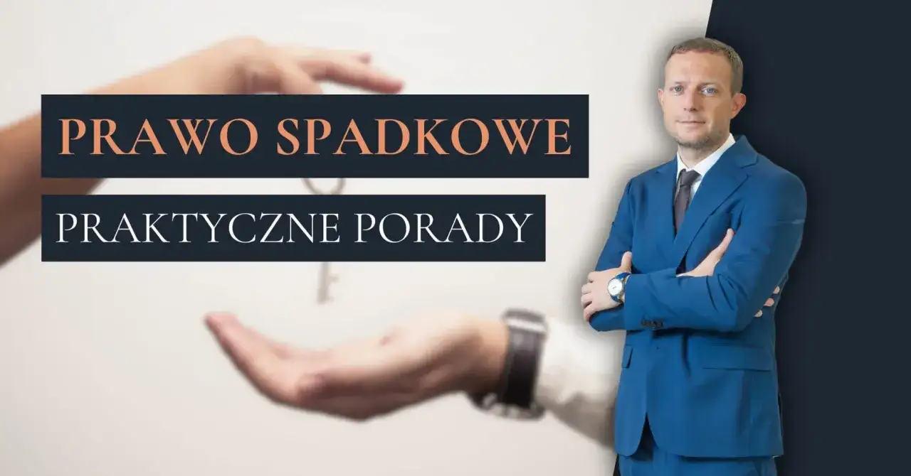 Prawnik w garniturze oferuje praktyczne porady dotyczące prawa spadkowego. Dłonie trzymają klucz, symbolizujący dziedziczenie.