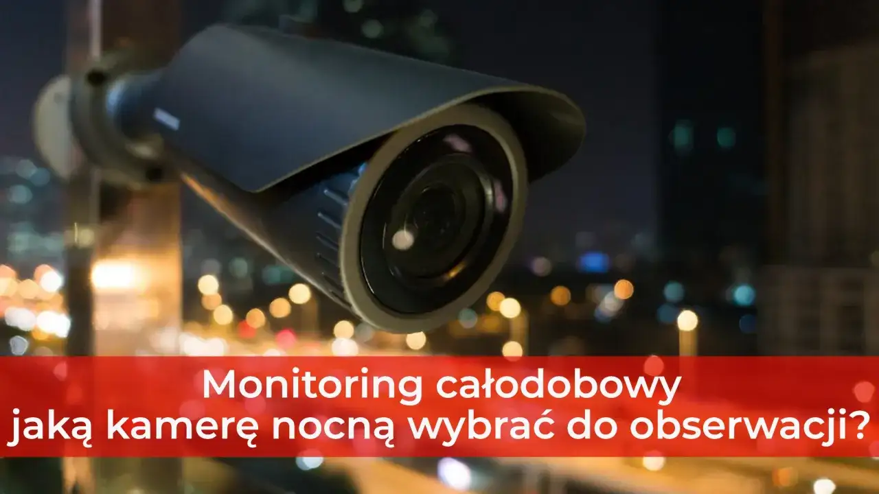 Kamera do monitoringu nocnego, idealna do całodobowej obserwacji.