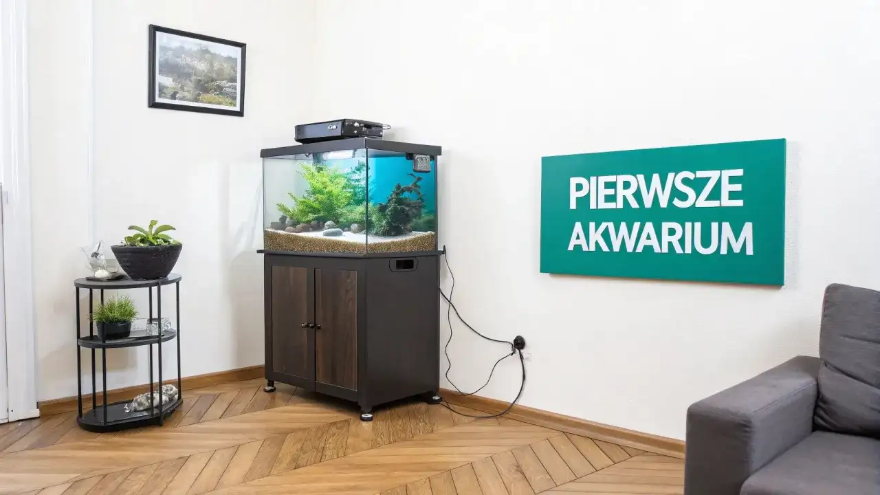 Jak ułożyć kamienie w akwarium? Zobacz aranżację z zieloną roślinnością i kamieniami, która tworzy naturalne środowisko.